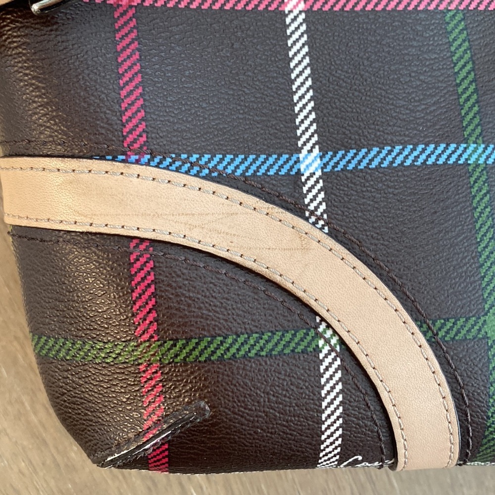 Coach Payton Multicolor Tattersall Crossbody - Picture 8 of 9